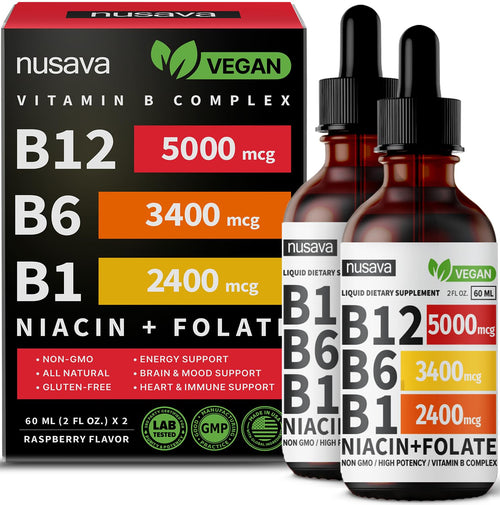 NUSAVA: 2-PACK B12 COMPLEX LÍQUIDO