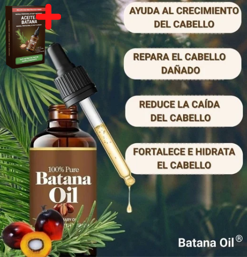 2X1 ACEITE DE BATANA PARA EL CRECIMIENTO DE CABELLO